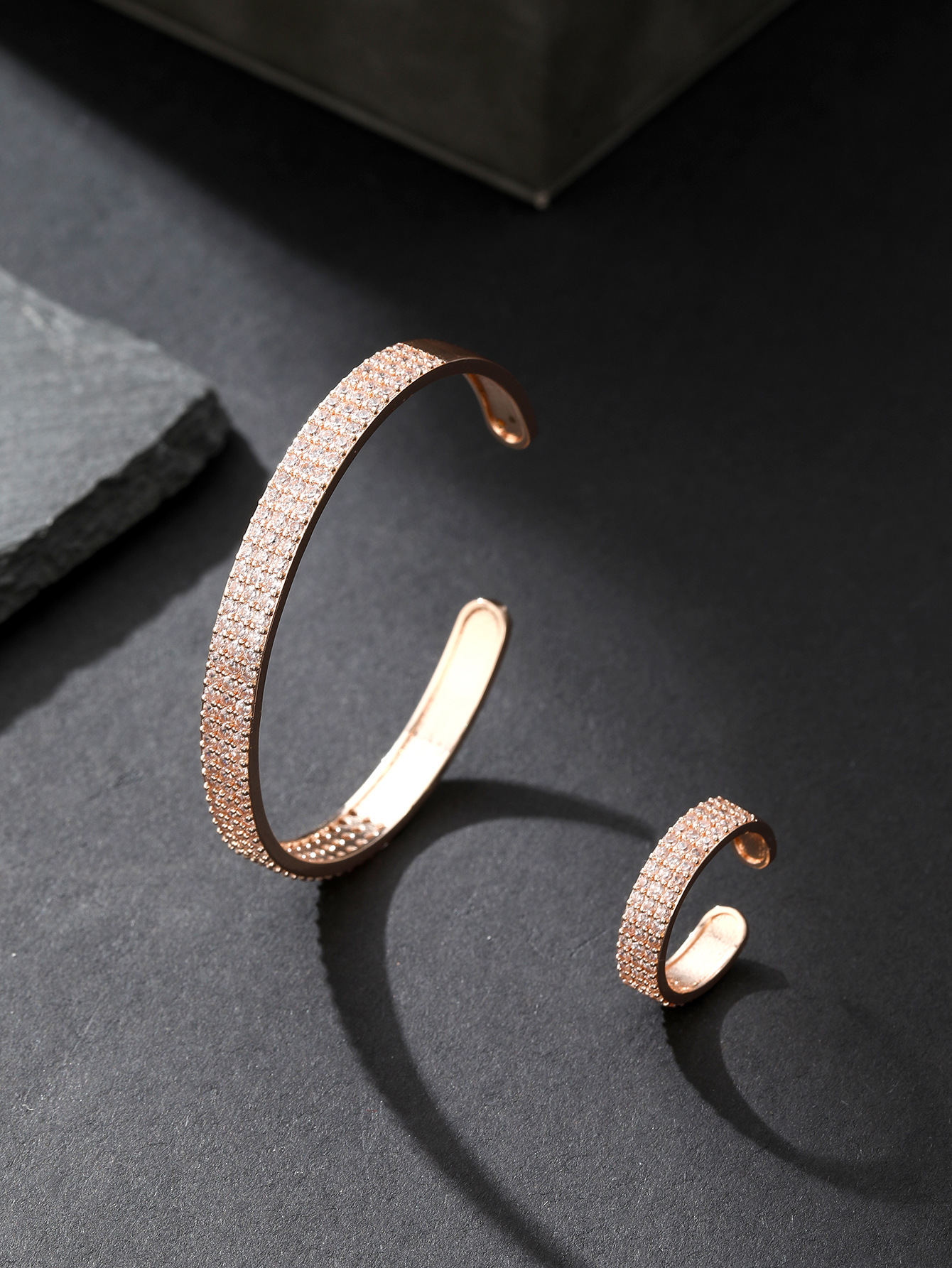 Golden, pink gold