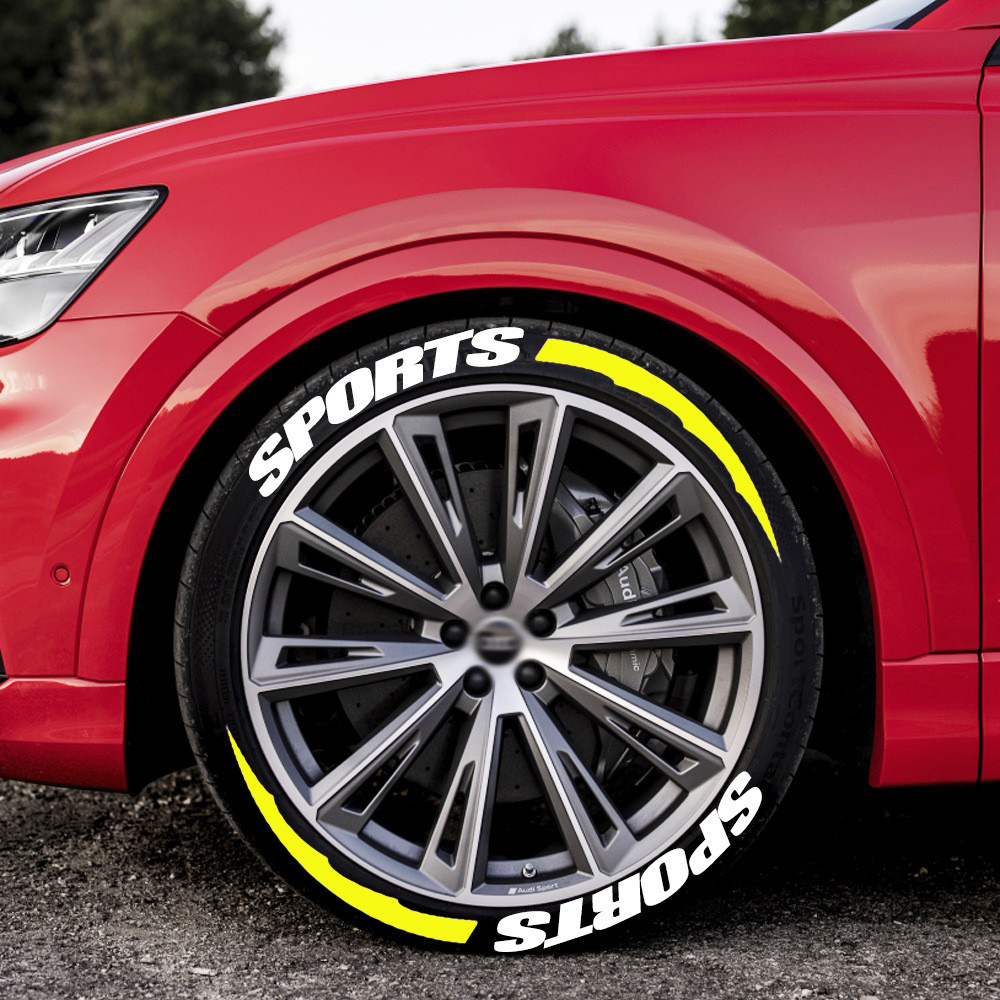 스포츠 흰색 + 노란색 늑대 이빨