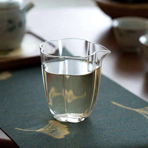 Glass fair cup high borosilicate male cup tea divider tea brewing time tea set tea sea glass cup even simple tea sea divider