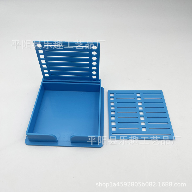 Cross-border Amazon New POST-IT NOTE TEMPLATE Double Plugs Convenience Stick Template Storage Box