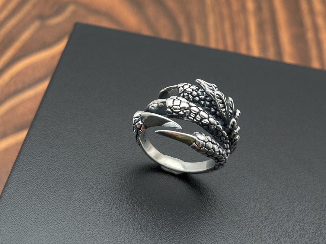 Fashionable trend ethnic creative retro ring
