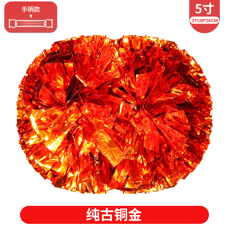 Porristas Bola de flores porristas mano flor mano sacudida flor danza rendimiento mano flor porristas flor bola de color rendimiento