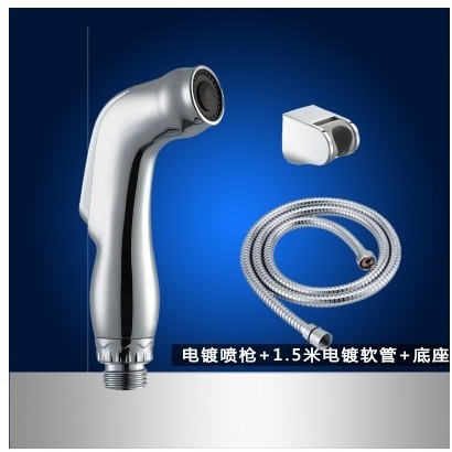 Venta al por mayor cuerpo limpiador de mano inodoro pistola traje de limpieza limpiador de refuerzo de descarga cabezal de ducha portátil