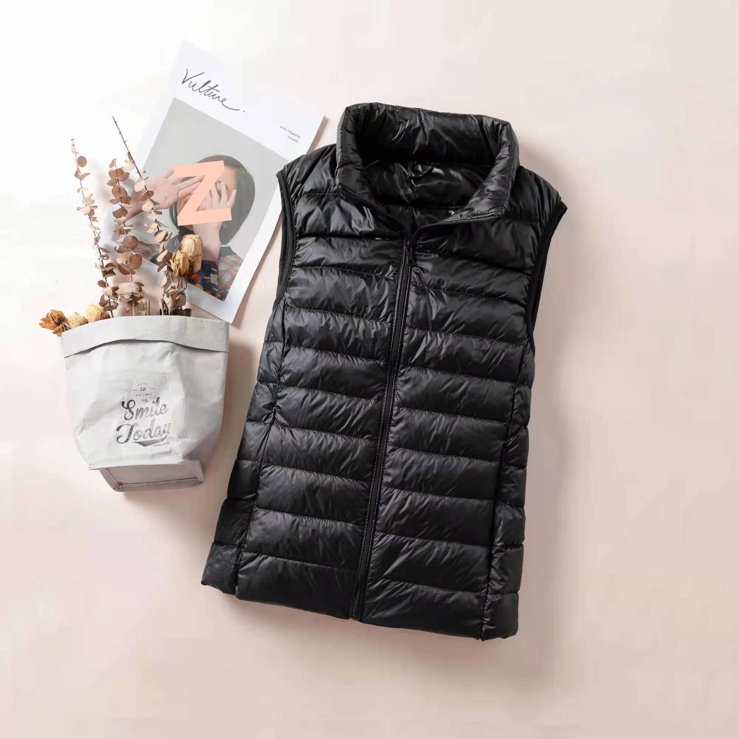 2025年新款女士马甲背心保暖轻薄羽绒服短款坎肩内外穿春秋冬版潮