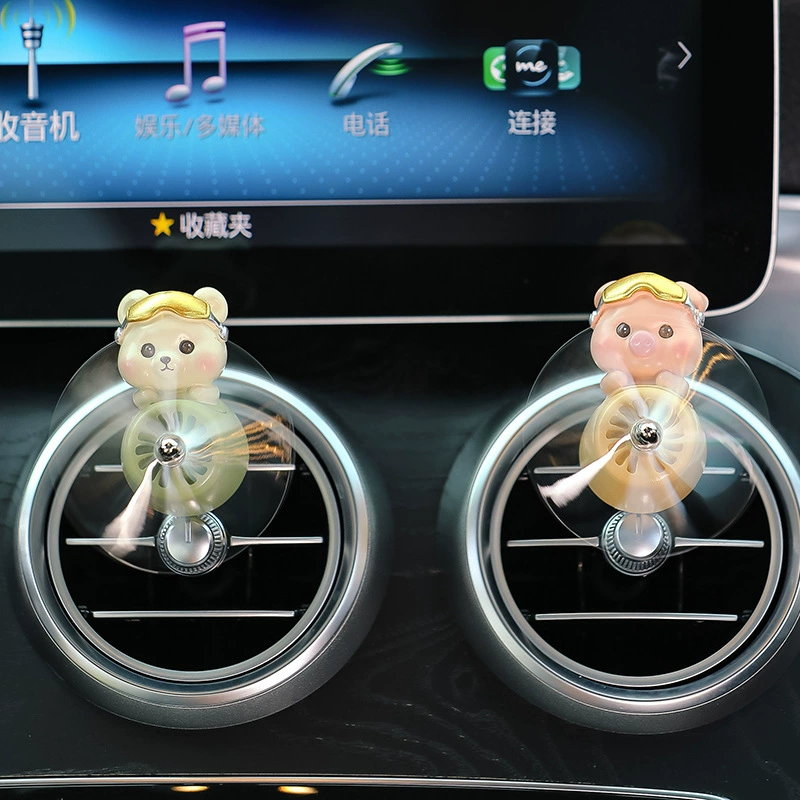 Автомобильные духи, ароматерапия, воздуховыпускное отверстие, летнее новое мультяшное украшение, креативный зажим для воздуховыпускного отверстия, маленькие украшения, автомобильные украшения для мужчин