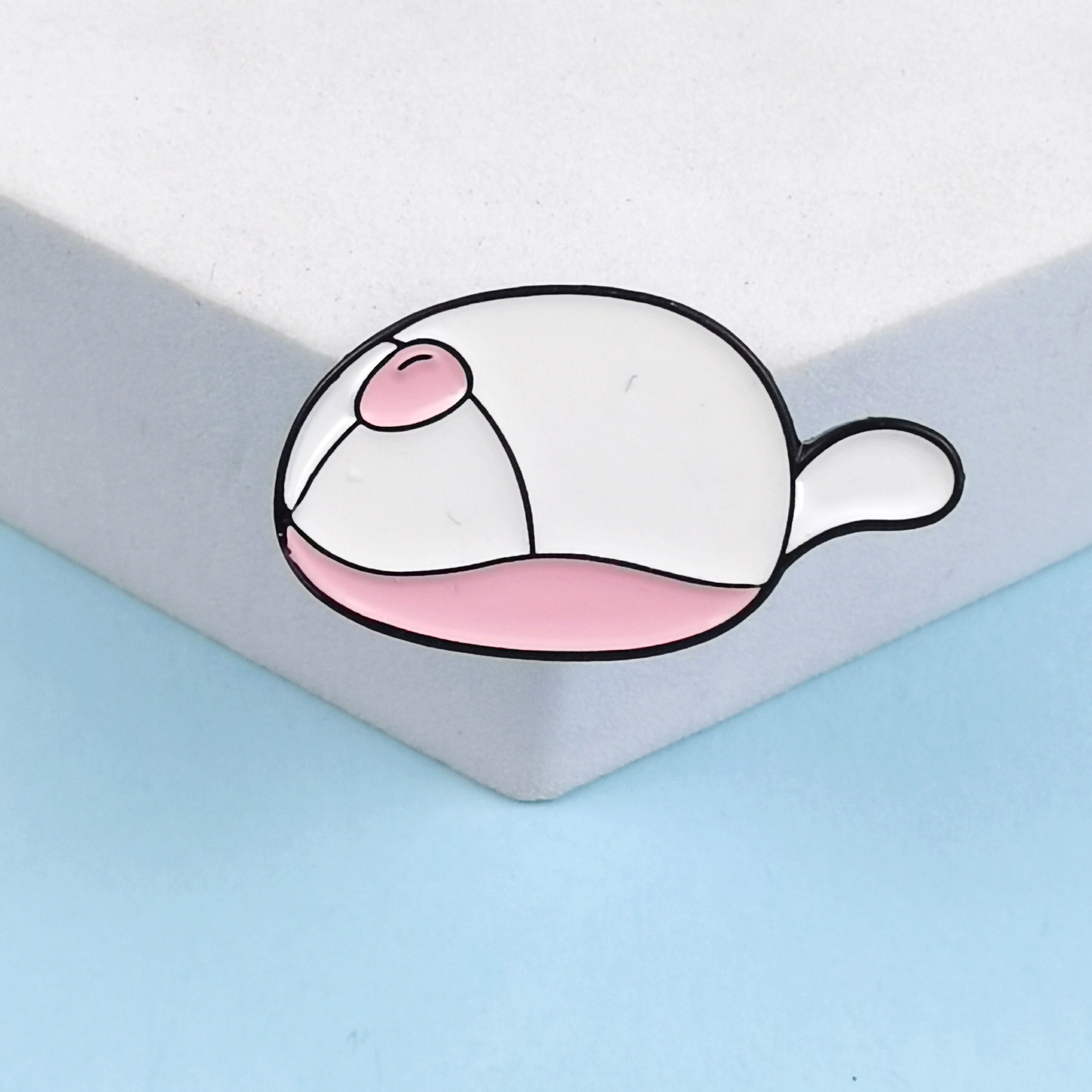 Teclado de dibujos animados ratón insignia de metal modelado creativo bolso lindo alfiler accesorios estudiantes niños ropa broche