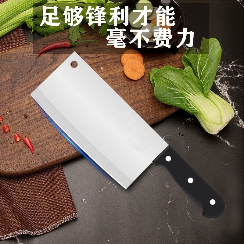 가정용 완벽한 스테인레스 스틸 주방 칼 도마 세트 주방 칼 과일 칼 수프 숟가락 색소 냄비 조합 주방용품
