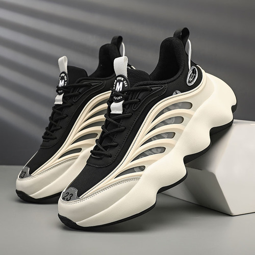 New thick-soled dad shoes, men's shoes, outdoor wear-resistant coconut shoes, sports and casual running, Jinjiang fashionable shoes