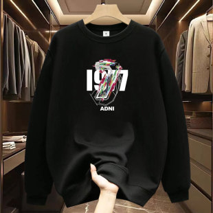 Sweatshirt 2024 New Round Neck Long Sleeve Spring and Autum Fashion Trbottomy Men's and Women's Loose Bottoming Shirt Inner Wear Top