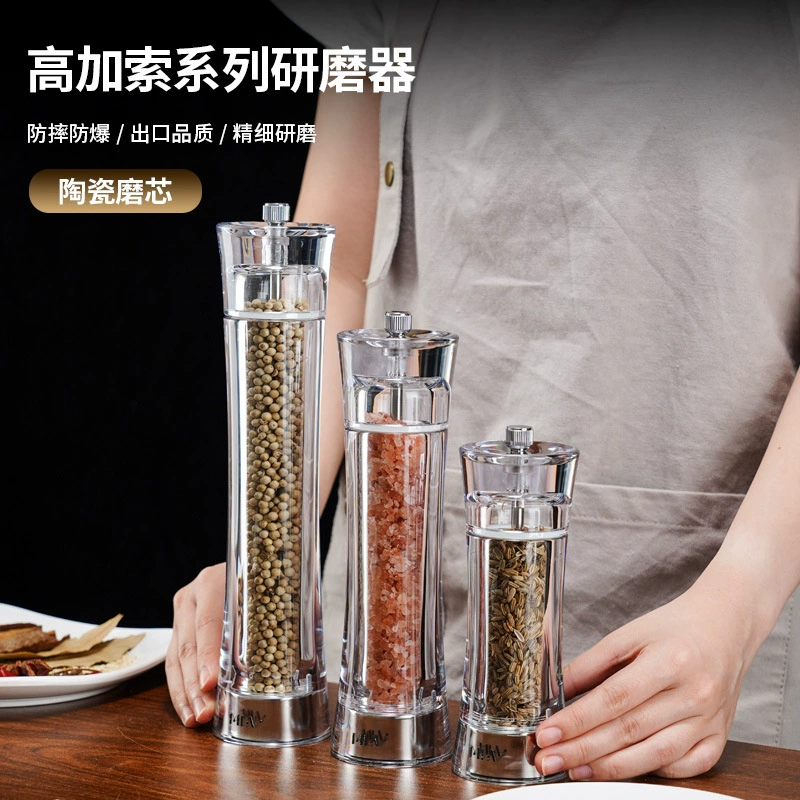 Каучуковая ручная мельница для специй из керамики, для дома и коммерческого использования, оптом