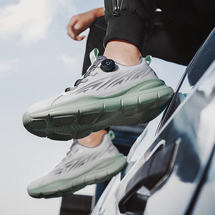 Men's 2025 New Autumn Breathable Slip-On Shock-Absorbing Lightweight Running Shoes With Rotating Buckle M_vogvips.com