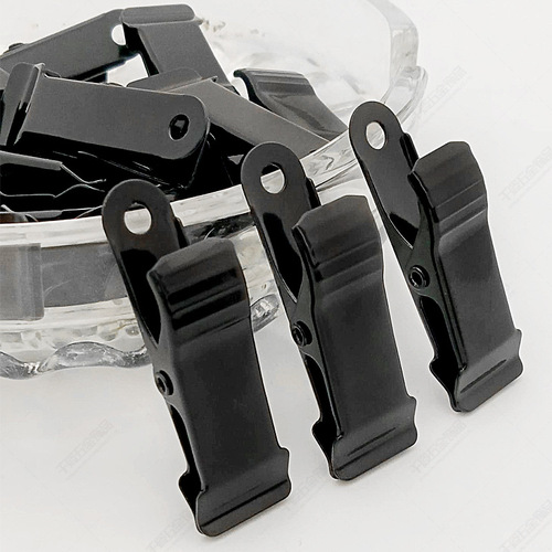 Direct selling metal anti-nozzle clip black anti-nozzle clip photo clip binding small crocodile clip accessories complete styles