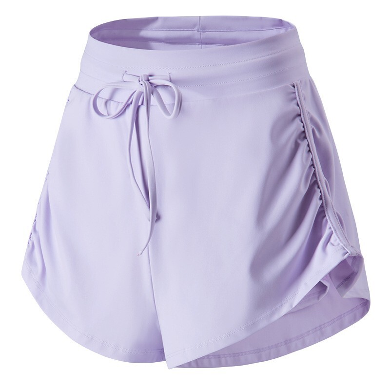 Cross-border Loose Sports Shorts Women's Anti-walking Breathable Fitness Running Training Elastic Yoga Three-point Shorts Summer