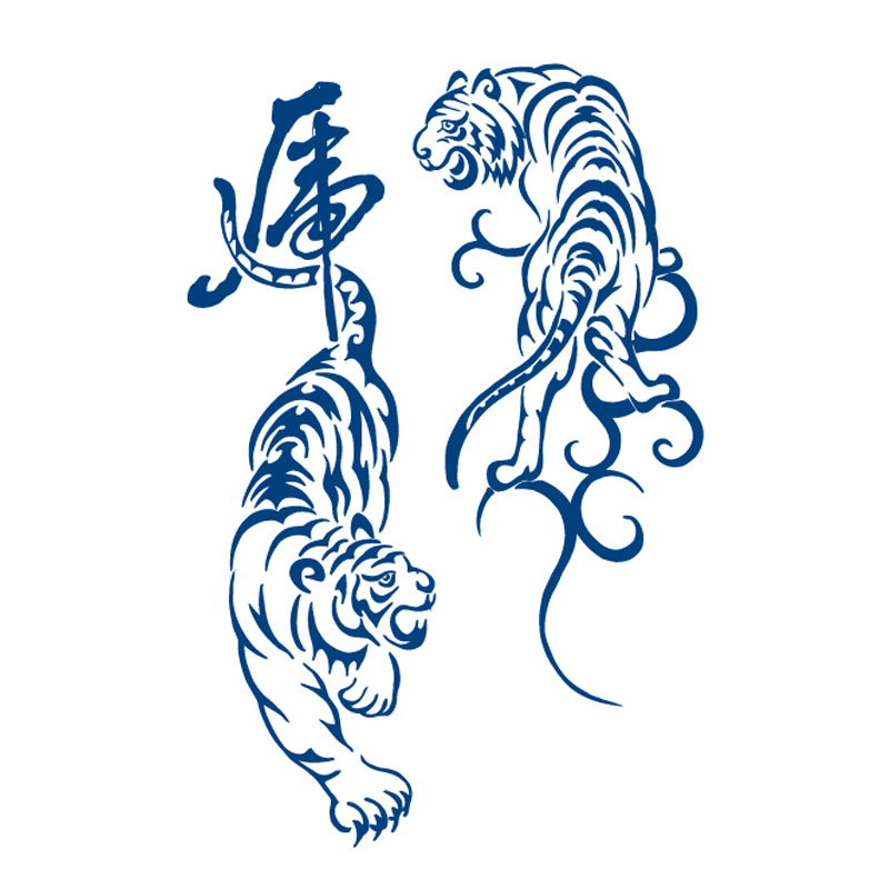 ジュースの紋章はネットの赤い紋章を貼って15日間の現物の卸売りの草本の植物の半永久の刺青のシールを持続します。