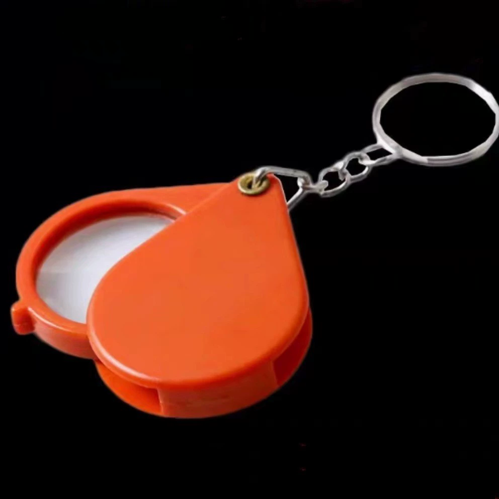 Мини складное увеличительное стекло брелок портативное для пожилых людей высокое разрешение чтение маленькое портативное увеличительное стекло