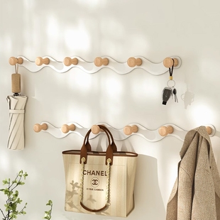 Hooks Behind the Door, No Need to Punch Holes, Wall-Mounted Clothes Hangers, Door-Mounted Hangers, Wall-Mounted Clothes Hooks, No Trace Clothes and Hats