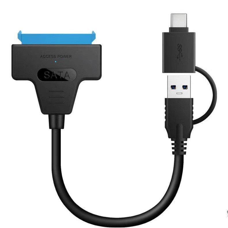 2.5inCh Serial Port SATA to TYPE-C USB3.1/3.0 2-in-1 MeChaniCal Solid State Drive Data Easy Drive Cable 2.5inCh Serial Port SATA to TYPE-C USB3.1/3.0 2-in-1 MeChaniCal Solid State Drive Data Easy Drive Cable