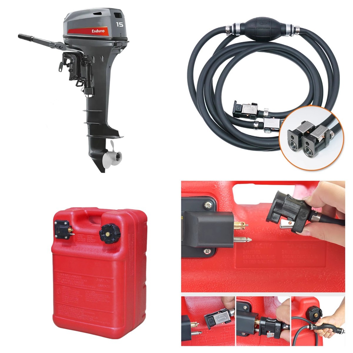 Yamaha E15dml 6B4 motor fuera de borda 15hp 2 tiempos eje largo cotipo motor de barco venta caliente manual