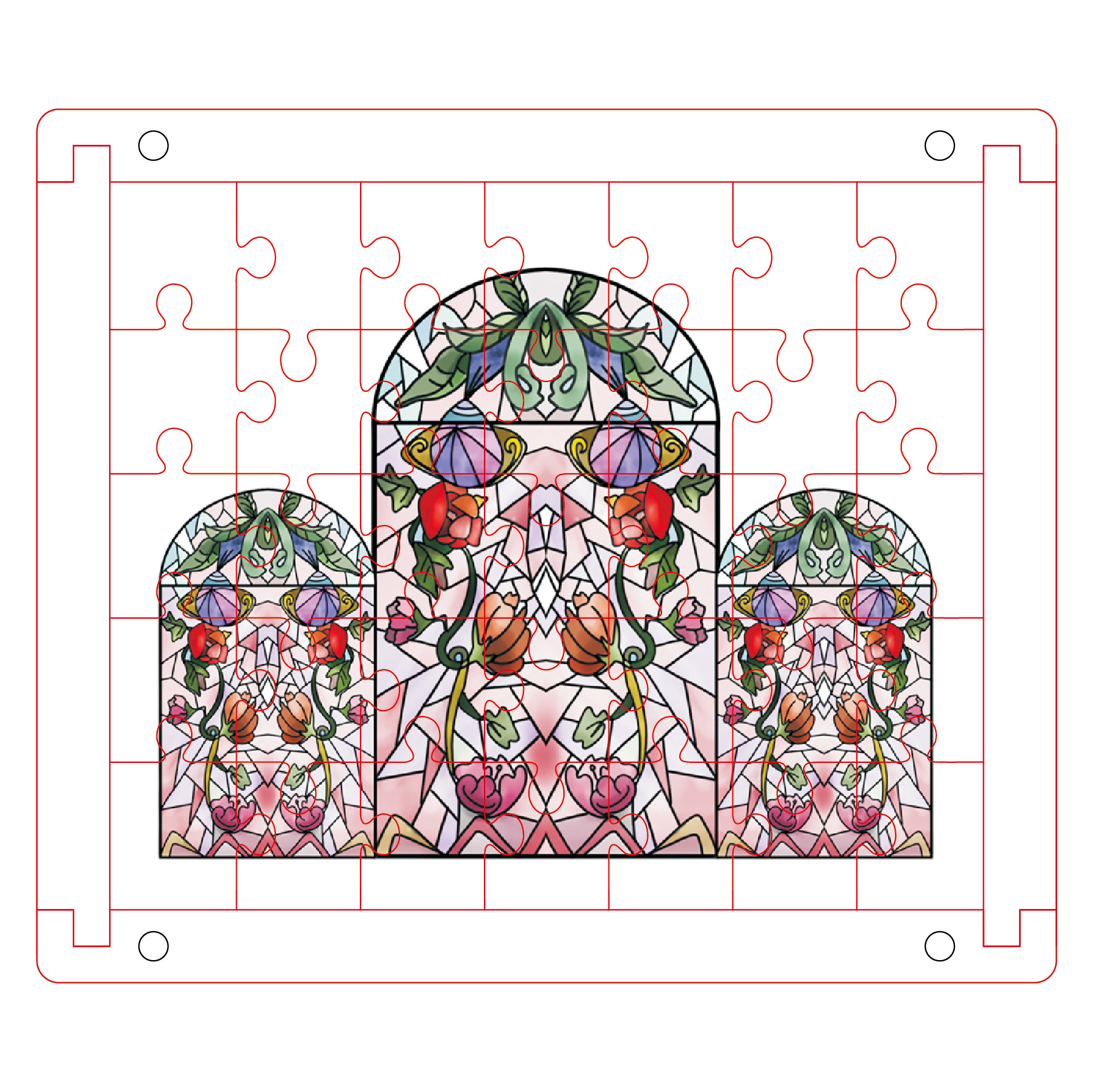 亚克力拼图本来计画相框摆台高透明亚克力板绘画拼贴家居装饰跨境