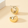 Fashionable metal universal design advanced earrings, simple and elegant design, high-quality style, wholesale