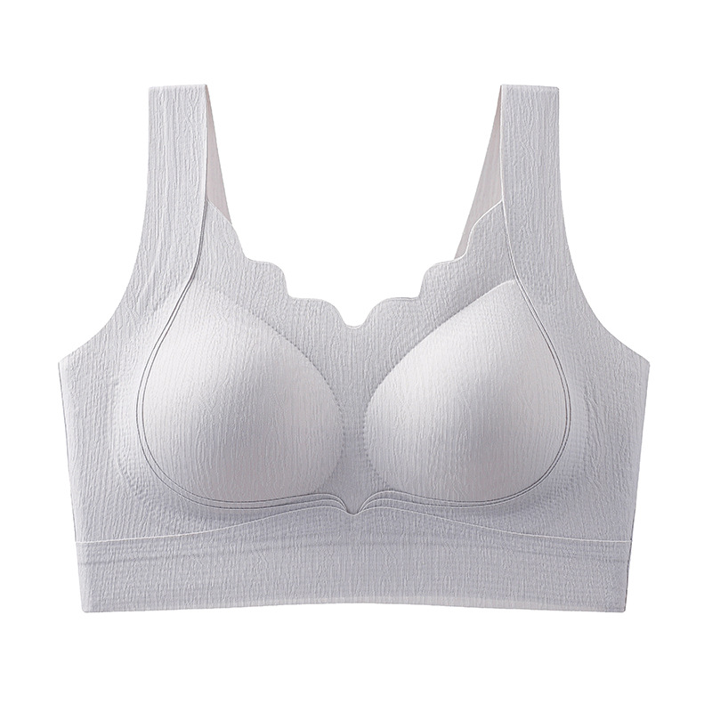 Nuevo estilo de levantamiento sin costuras, chaleco de soporte superior, pechos pequeños para mujer, hermosa ropa interior trasera, colección fina de senos, sujetador anti-flacidez
