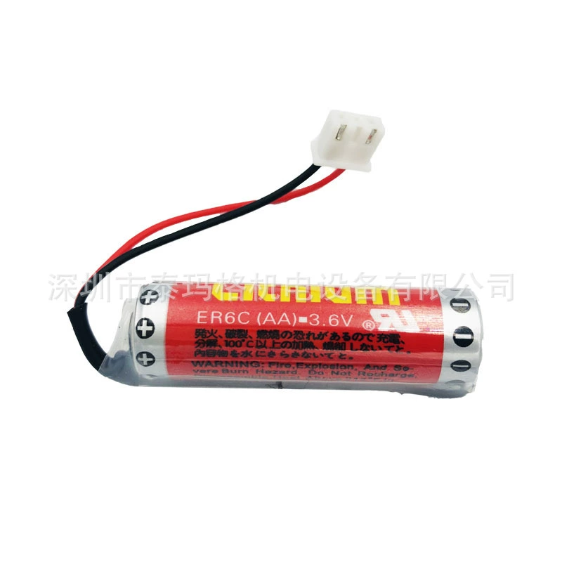 Wan Sheng Maxel Maxel ER6C (AA) 3.6V F2-40BL Mitsubishi FX2N/1N PLC литиевая батарея