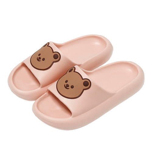 Sandal for Women, Wholesale Cartoon Cute Teddy Bear Summer Home Use Eva Slipper with Comfort Feel, Men's Bathroom Anti-Slip Outdoor Wear