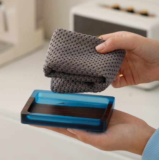 Resina transfronteriza servillas de madera sólida toalla de madera toalla de té toalla de papel toalla de panátano para restaurantes suministros hoteleros