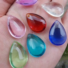 28mm水晶水滴（天使泪）  古风饰品配件  水滴吊坠