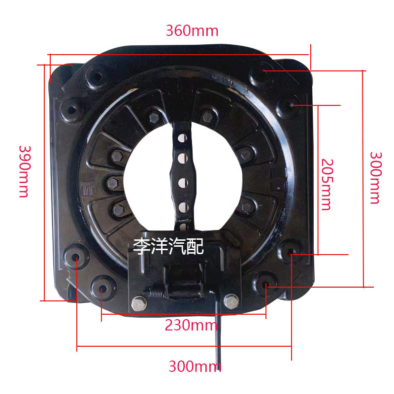 汽车座椅转盘360度旋转底盘 改装房车 大通 依维柯商务车座椅底盘