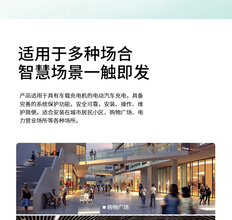 Customized New Energy Electric Vehicle Charging Pile Double Gun Ac 14Kw Vertical Home/Commercial 32A Scan Code Swipe Card