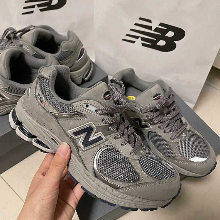 Putian Pure Original Nb2002Ra Classic Original Gray Summer Men's and Women's Mesh Casual Couple Sports Running Dad Shoes