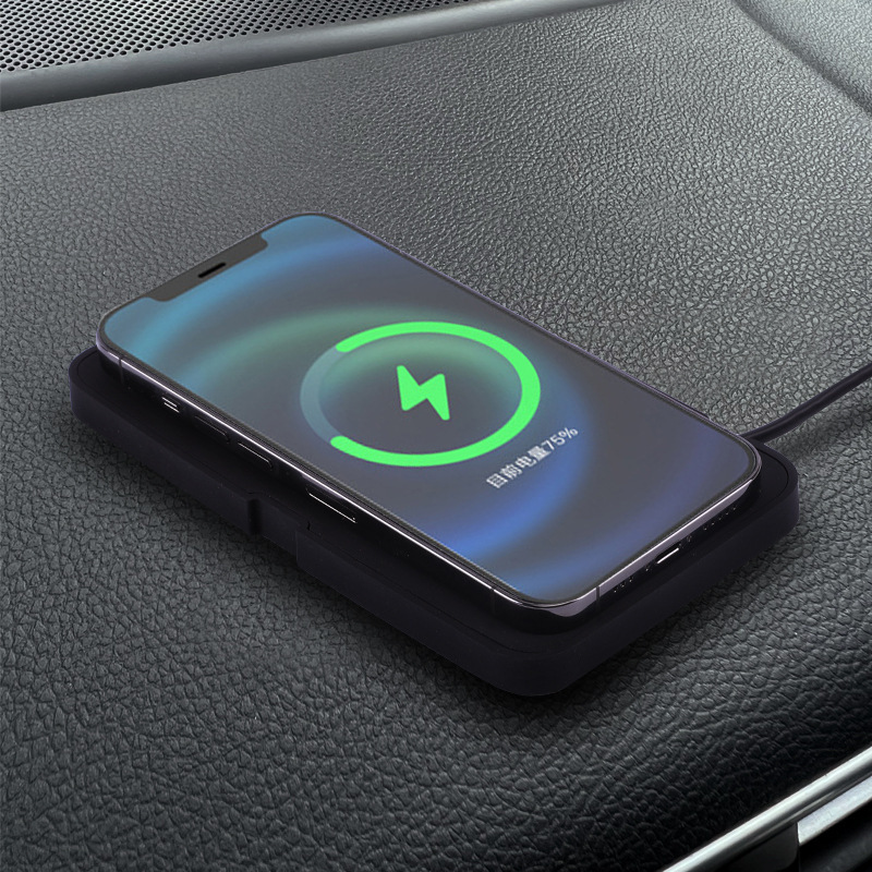 Car Wireless Charger, Car Fast Charging, Suitable for 13/12 Huawei Samsung 15W Flash Charging Mobile Phones, Multi-Function