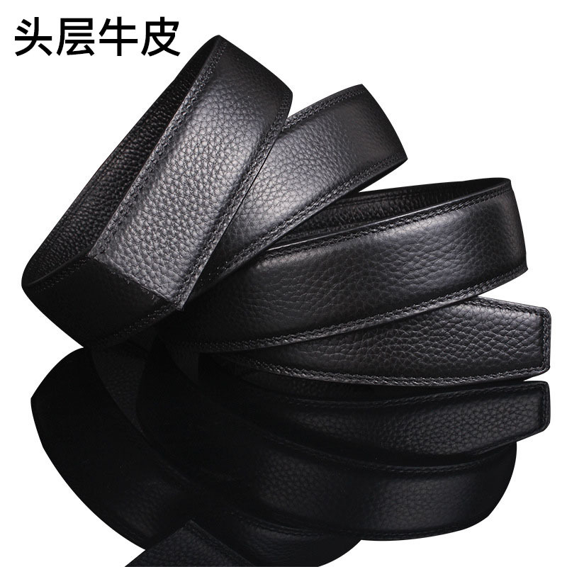 벨트 남성 자동 벨트 탑 레이어 Cowhide 벨트 남성 정품 가죽 소프트 하이 엔드 센스 바지 벨트 버클 벨트 제조업체