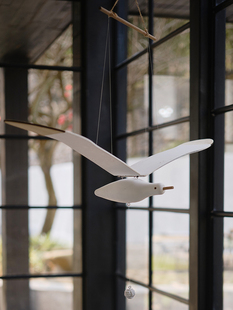 Creative Flying Seagull Mediterranean Air Hanging Ornaments Retro Children's Room Homestay Hanging Art Creative Hanging Ornaments