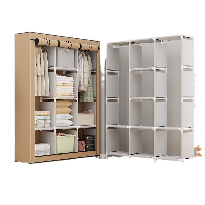 Gabinete multifuncional no tejido a prueba de polvo para el hogar simple y asequible Gabinete del dormitorio SHEIN / TEMU