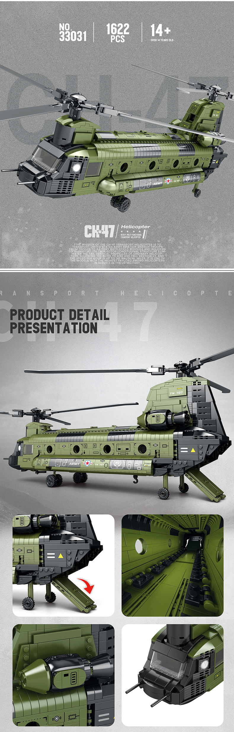 Chinook Assembly Model