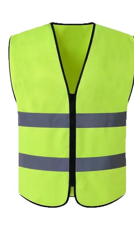 Chaleco Reflectante de Seguridad de Malla Multi Bolsillos para Construcción y Seguridad Vial
