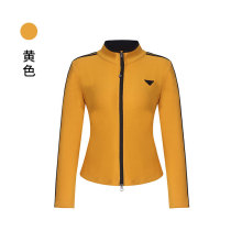 2025新款绣花立领运动二条杠秋冬长袖修身简约百搭小外套女