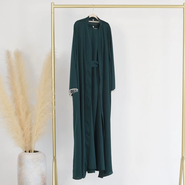 Green cardigan