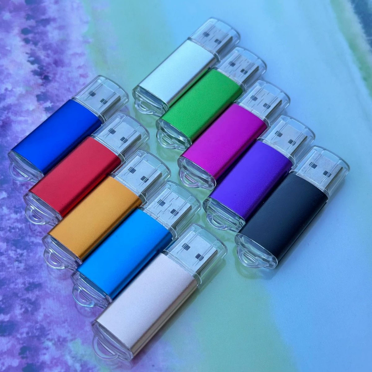 Металлическая USB-флешка, 16G, креативный подарок, 32G 64G