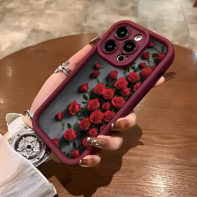 Cross-Border Rose-Themed Phone Case Suitable for iPhone 17 Pro, Apple 15 Pro/14, Foreign Trade 13 Pro Max, New Model 16X Cross-Border Rose-Themed Phone Case Suitable for iPhone 17 Pro, Apple 15 Pro/14, Foreign Trade 13 Pro Max, New Model 16X