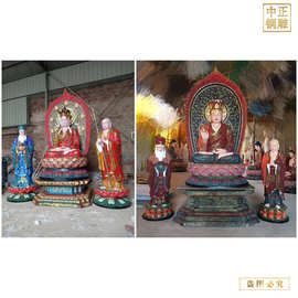 贴金地藏王菩萨神像图片制作 现货销售2米铜雕地藏王菩萨