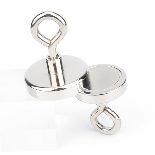 NdFeB powerful sheep eye hook Metal round closed magnetic hook Strong magnetic sheep eye ring suction cup magnet hook