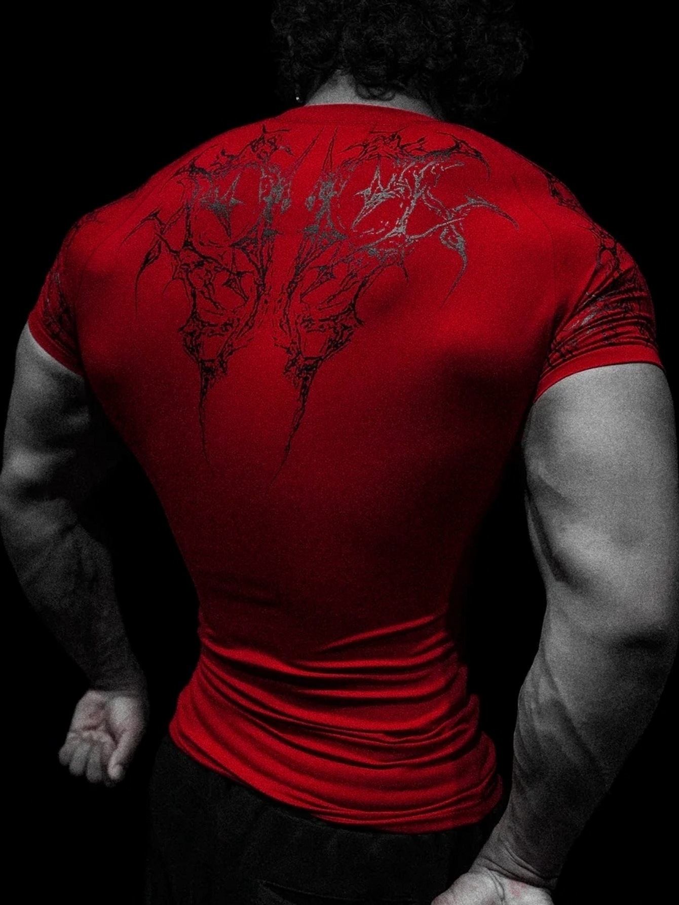 Breathedivinity Men's Fitness Top Sports Training Stretch Tight T-Shirt Cycling Quick-Dry Clothing 008_viptrois.com