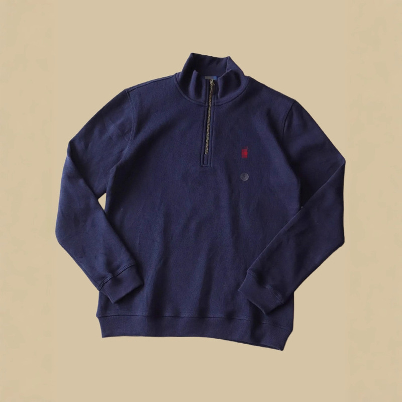 Cross-Border Autumn and Winter Jackets in Seven Colors, Rl Ralph Lauren Pony Logo Half-Zip High-Neck Long-Sleeve Sweatshirt for Men and Women Cross-Border Autumn and Winter Jackets in Seven Colors, Rl Ralph Lauren Pony Logo Half-Zip High-Neck Long-Sleeve Sweatshirt for Men and Women