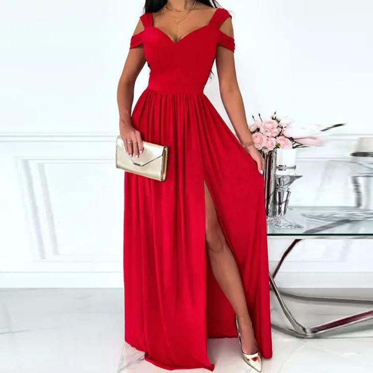 H3966 AliExpress Amazon nuevo accesorios de boda transfronterizos impresos de mujer cuello abierto