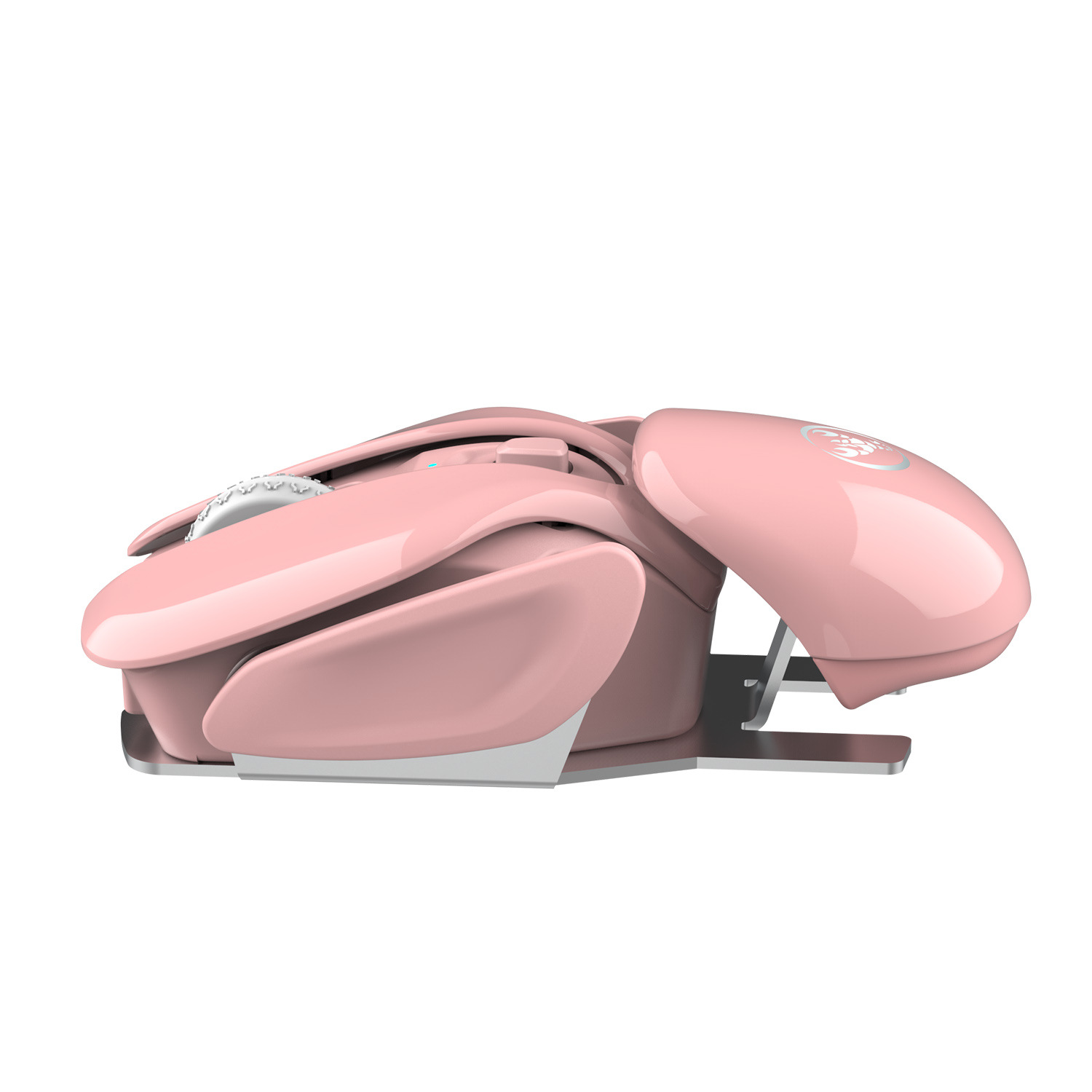 Mysz bezprzewodowa 2.4G, 3. bieg 1600 DPI, regulowana 4D, elegancka faktura UV, wbudowana bateria 500 mAh, wygodny uchwyt_voghion.com