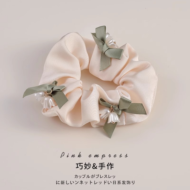 Anillo de cabello de intestino grande coreano para mujeres de alto nivel toallas cuadradas cuerdas de cabello de alta elasticidad y elásticas duraderas flojas flojas