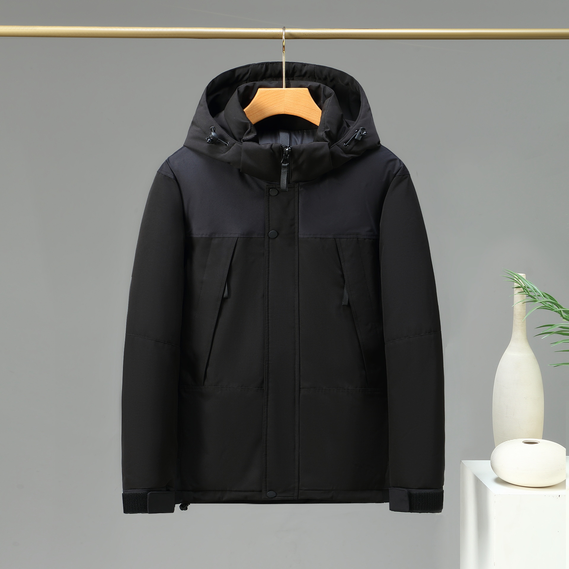 Chaud pour hommes femmes, couple hiver nouveau style, vêtements d'extérieur décontractés en coton tendance et épais pour hommes_voghion.com